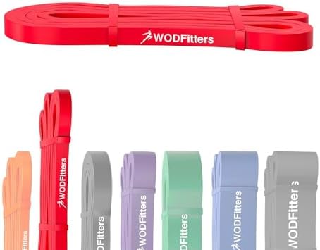 WODFitters Pro Series Pull-Up Assistance Bands – Premium Resistance Loop Bands for Assisted Pull Ups, Muscle Ups, Strength Training & Mobility – Durable Bands for Functional Fitness