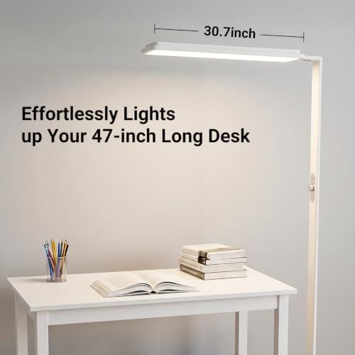 LED Floor Lamp 68inch Standing led Desk Light Eye-Caring Reading Study