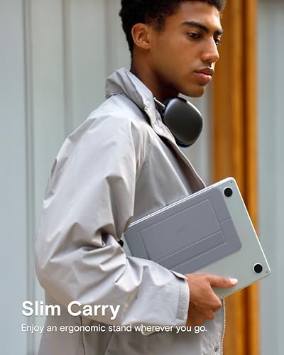 MOFT Airflow Adhesive Laptop Stand, Slim & Portable Laptop Riser for Work