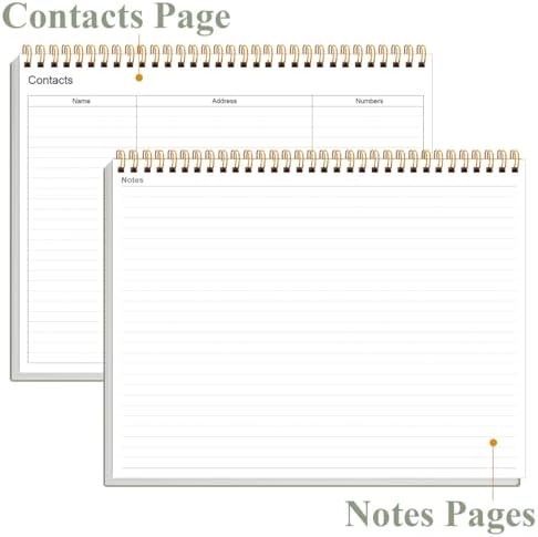 Weekly Productivity Planner - 8.5" x 11" Dashboard Desk Notepad Has 6 Focus Areas to List Tasks for Goals, Projects, Clients, Academic or Meal-Organize Your Daily Work Efficiently, 54 Weeks, Green