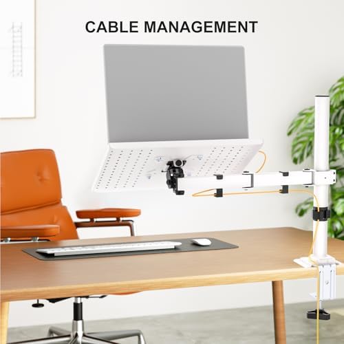 WALI Adjustable Laptop Desk Mount for 17 inch Notebook or 32 inch Screen