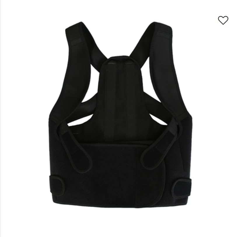 Posture Corrector for Women Men, Adjustable Back Brace Posture Trainer Improve Hunchback Slouching Kyphosis, Invisible Under Clothes Upper Back Straightener for Pain Relief, Breathable Mesh