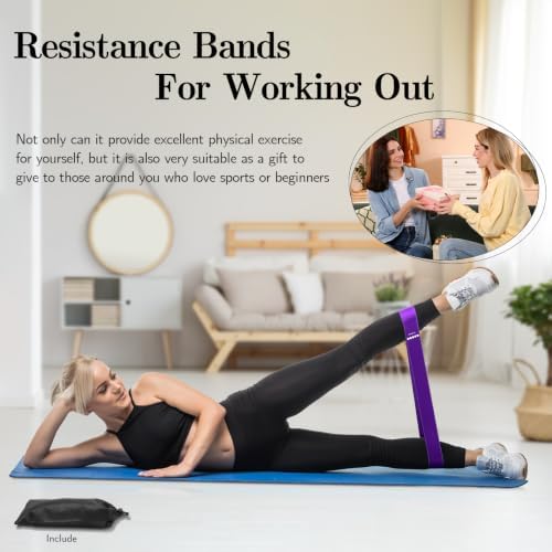 Resistance Bands for Working Out, 5 Levels Elastic Exercise Bands