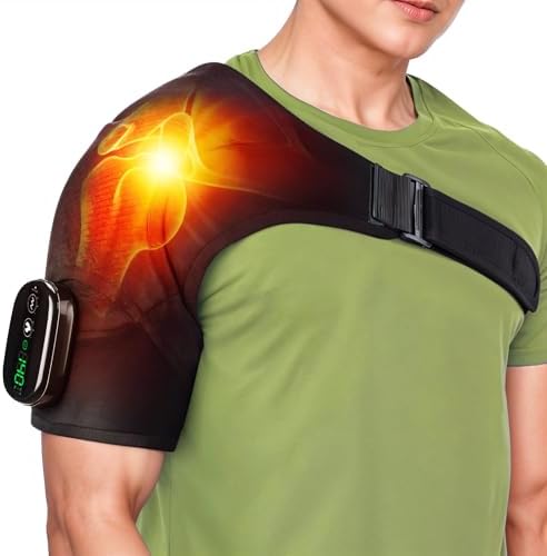 Shoulder Heating Pad Massage - 3 in 1 Cordless Electric Vibration