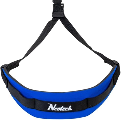 Neotech Saxophone Swivel Hook Neck Strap Soft Sax Padded for Alto Tenor Baritone Soprano – (Small, Royal Blue) - Made in USA