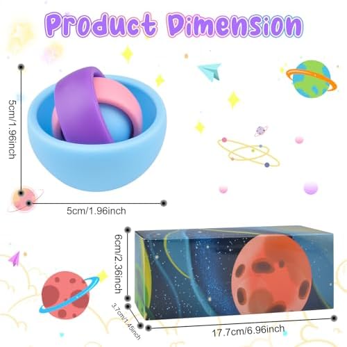 Fidget Toys Adults, Sensory Toys for Kids, Gift for Boys Girls Teens Halloween New Year Party Favors, ADHD Autism Stress Relief Finger Toy