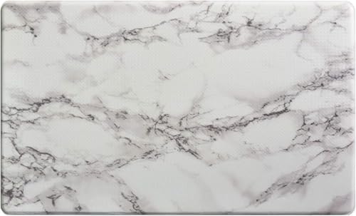 Art3d Premiun Reversible Anti-Fatigue Kitchen Mat, Anti-Slip Floor Comfort Mat for Kitchen, Bathroom, Laundry Room or Office (18x30, Marble Design)
