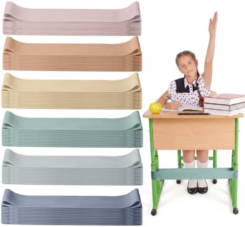 Sratte 48 Pcs Chair Bands for Kids with Fidgety Feet, ADHD Tools,Boho