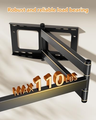 FORGING MOUNT Long Arm Full Motion TV Wall Mount for 42-80 Inch TVs