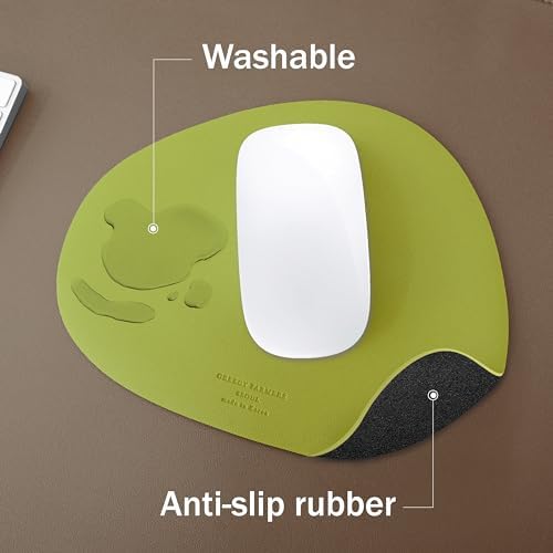 GREEDY FARMERS Mouse pad, Non-Slip Washable Waterproof Computer Mouse pad (Olive Green)