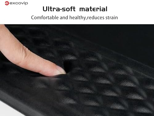 excovip Wrist Rest with Keyboard Stand, Computer Wrist Support Pad, Ergonomic Keyboard Riser Holder Lifter Tray with Wrist Pad, Soft Memory Foam Desk Cushion 0513