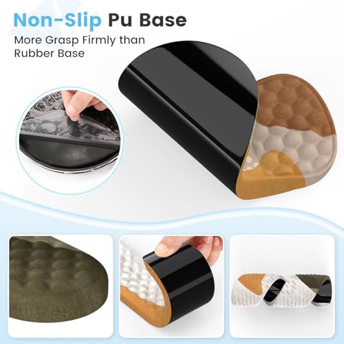 HAOCOO Memory Foam Wrist Rest Set with Mouse Pad, Keyboard Support,Beige