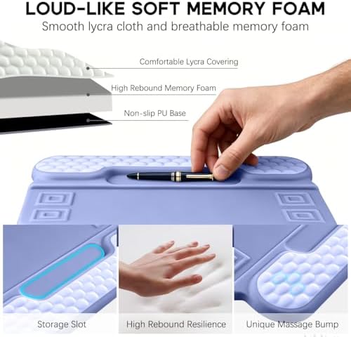 Wrist Rest with Keyboard Stand, Ergonomic Memory Foam Wrist Support