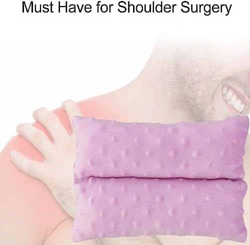 Neck Pad Strap Cushion Pillow for Arm Sling Comfort Shoulder Support Pad Rotator Cuff Replacemet Surgery Elbow Brace Carry Padded Cover Broken Wrist Hand Injury Cast, Minky Dot Lavender