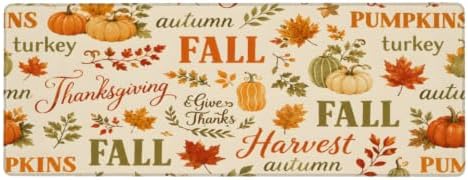 Fall Autumn Large Mouse Pad Non-Slip Rubber Long Gaming Desk Mat
