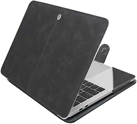 MOSISO PU Leather Sleeve Case Compatible with MacBook Air 13.6 inch