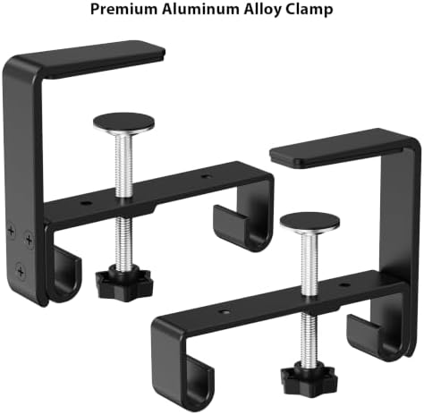 KEEGH Extra Large No Drill Under Desk Cable Management Tray 48 in, Black