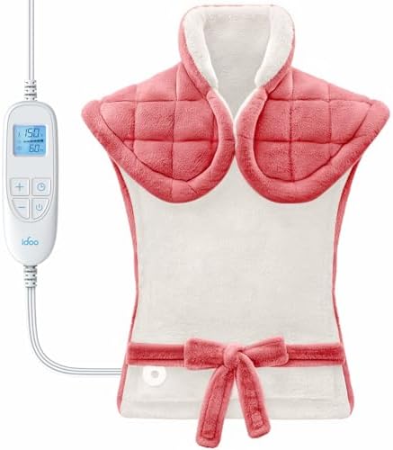 iDOO Weighted Heating Pad for Neck, Shoulders & Back