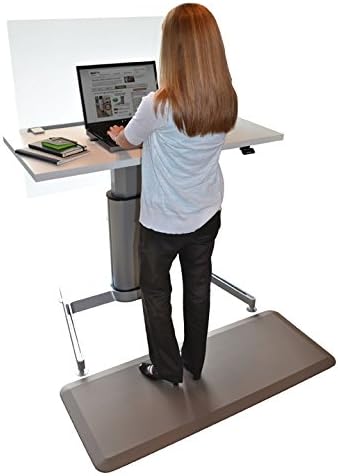 NewLife by GelPro Anti Fatigue Mat: Eco-Pro Foam Anti-Fatigue Comfort Mat - Standing Desk Pad - Professional Floor Mats for Commercial & Industrial Work - 20” x 32” Non Slip Ergonomic Mat - Taupe