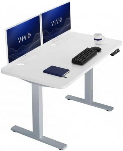 VIVO White 43 x 24 in Standing Desk, DESK-KIT-1G4W