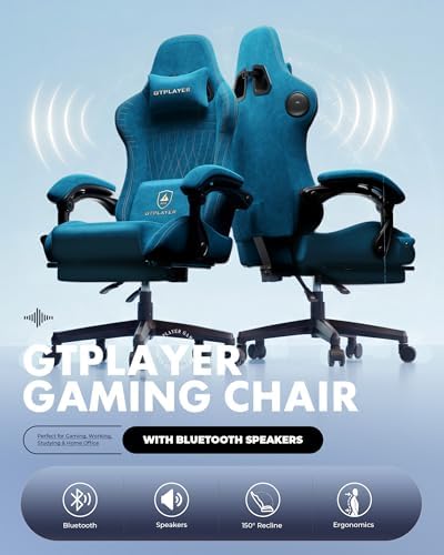 GTPLAYER Gaming Chair Ace Pro, Computer Office Chair for Adults, Deep Blue