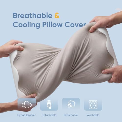 NEWBULIG Contour Memory Foam Cervical Pillow with Neck Support