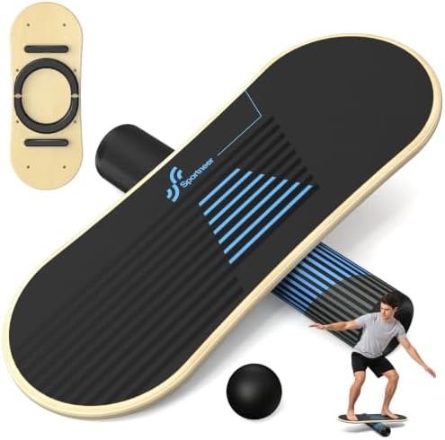 Sportneer Balance Board, 7-Mode Balance Trainer with Roller & Ball