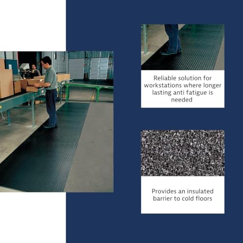 NoTrax 419 Diamond Sof-Tred™ with Dyna-Shield® 3' x 4' x 1/2" Anti Fatigue