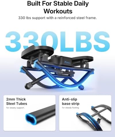 Merach Rocking Steppers for Exercise at Home, 3D Motion Stair Stepper