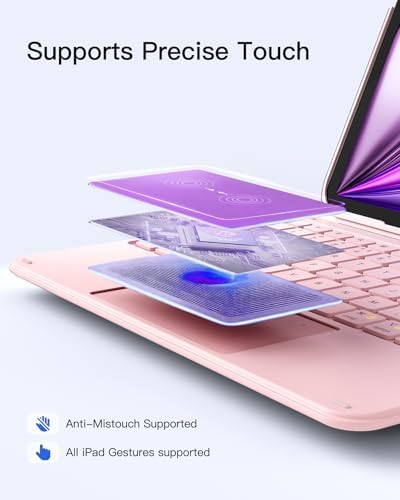 Inateck for iPad (A16) 11th/10th Gen Case with Keyboard, Ultralight 450g
