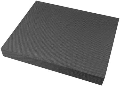 Foam Balance Pad, 16x3x2" High Density Balance Mat Heavy Duty Non-Slip Protective Foam Pads for Exercise, Stability Training, Yoga, Black Cushion