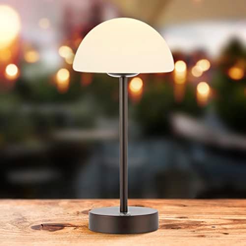 JONATHAN Y Xavier 12.5" Metal Cordless LED Table Lamp, Oil Rubbed Bronze