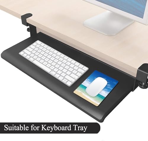 Small Mouse Pad, Mini Mouse Pad 6 X 8 Inch with Non-Slip Rubber Base for Keyboard Tray Laptops Wireless Mouse Home Office Travel, Washable & Portable (Beach)