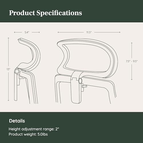 Branch Adjustable Ergonomic PRO Headrest Attachment