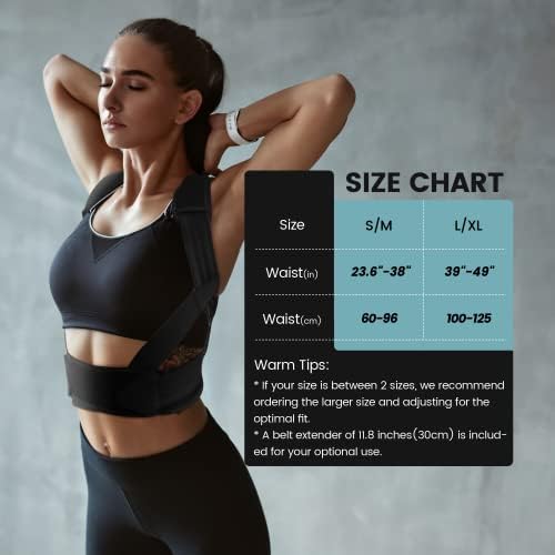 VANRORA Posture Corrector for Women and Men, Adjustable & Comfy Back Brace