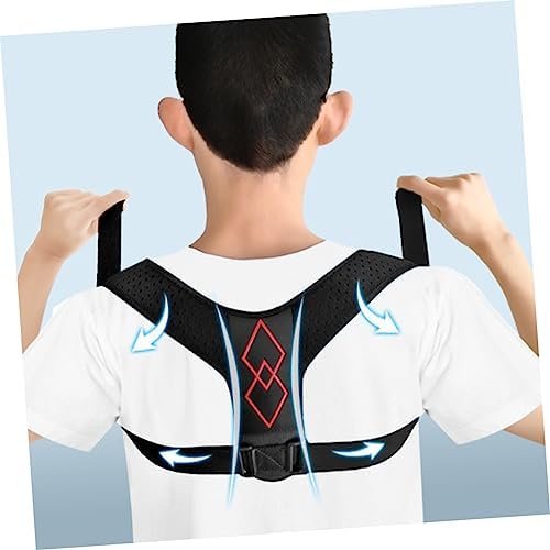 KOMBIUDA Adjustable Invisible Back Brace Posture Corrector for Men Women Ergonomic Design for Spine Alignment Suitable for Indoor Outdoor Use Comfortable and Durable Materials