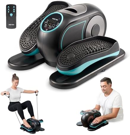 Under Desk Elliptical Exerciser Machine for Senior, Quiet for Home & Office
