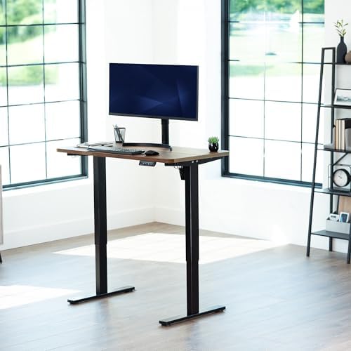 VIVO Rustic Vintage Brown 43 x 24 in Standing Desk, DESK-1B4N