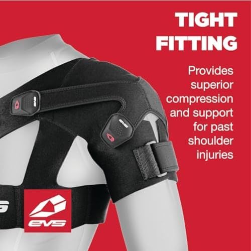 EVS SB03 Shoulder Brace, Compression Fit, Medical Grade, w/X-Strap, XXL