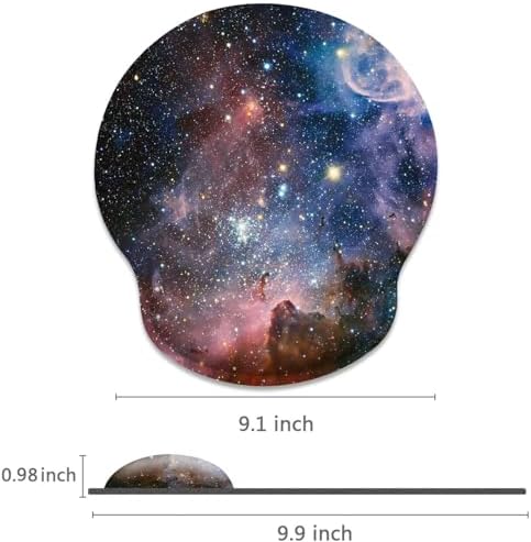 Britimes Ergonomic Mouse Pad with Wrist Support, Galaxy Nebula