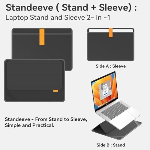 Smatree MobileBase Laptop Shoulder Sleeve for 15.3 inch MacBook Air 2025