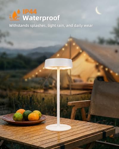 EZVALO Cordless Lamp, Rechargeable Table Lamp, Battery Operated