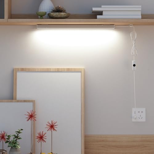 ASOKO 12 Inch Under Counter LED Lights Dimmable 5000K Plug in Light