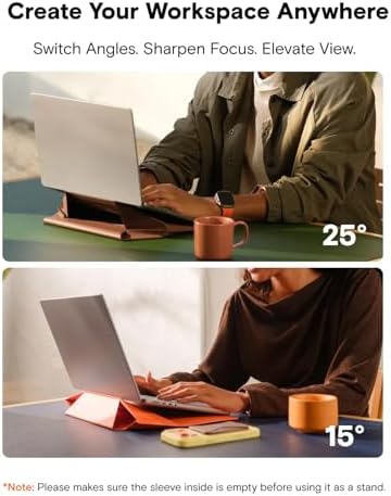 MOFT Laptop Carry Sleeve with Stand &Smart Storage for 16" Laptop for Work