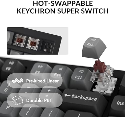 Keychron K10 Max QMK Wireless Custom Mechanical Full-Size Keyboard