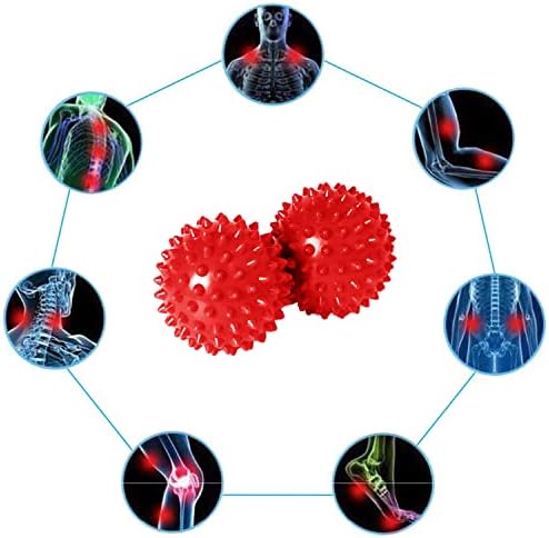 Wobble Cushion, Balance Disc, Wiggle Seat, Balance Pads for Physical Therapy, Stability Disc, Wobble Board for Dogs, Office, Sensory Kids, Classroom with Spiky Massage Ball