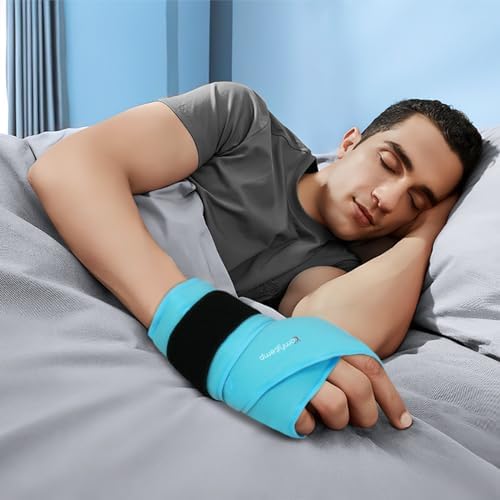 Comfytemp 24.5" Extra Long Wrist Ice Pack Wrap for Carpal Tunnel Relief