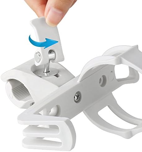 Accmor 2 Pack Bike Water Bottle Holders No Screws, Universal Bike Cup Holder, 360 Degree Rotatable Bike Water Bottle Cage, Water Bottle Holders for Kids Bike Adult Bike