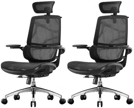 SIHOO M59AS Ergonomic Office Chair, Adaptive Lumbar Support, 2 Packs, Black