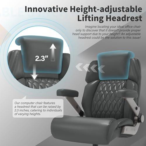 Big and Tall Office Chair 700lbs, Ergonomic High Back Computer Desk Chair